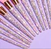 12шт на заказ логотип Bling Make Up Стоящий Синтетический Алмаз блестящий блеск набор макияжа JL1384