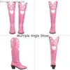 Boots Boots AOSPHIRAYLIAN Retro Cowboy Heart Shape Winter For Women Women's Autumn Knee High Western Shoes 220902 Z230630