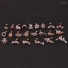 Stud Earrings 1Piece 0.8mm Rod Piercing Stainless Steel For Women Rose Gold Color Ear Cuffs Fashion Jewelry