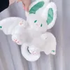 Kawaii Yumuşak Kabarık Beyaz Yarasa Tavşan Peluş Oyuncaklar Dolması Peluş Hayvanlar Tavşan Yarasa Peluş Oyuncaklar Çocuklar Için Doğum Günü Hediyeleri Kızlar Için