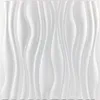 Panneau Mural 3D 6/12Pcs Panneaux Muraux 3D en Design Diamant Blanc Mat 30x30cm Papier Peint Mural Carrelage-Panneau-Moule Sticker Mural 3D Salle de Bains Cuisine 230629