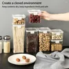 Storage Bottles Food Tank Stackable Multi-purpose Sealed Multi-Sizes Container Home Living Room Multigrain Tea Snack 460ml