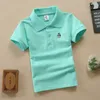 Polos Jargazol Adolescents 3-15 Ans Garçons Chemises À Manches Courtes Tops Solide Sport Polo Shirt Enfants École Costume Enfants Filles Vêtements 230629