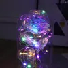 Dekorative Blumen LED verzauberte Galaxie Rose Glaskuppel ewige ewige Blume mit Lichterketten Weihnachten Valentinstag Geschenk