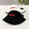 Capure de chapeau de seau de mode pour femmes hommes Capes de baseball Boneie s noir blanc pêcheurs seaux patchwork de haute qualité Four saisons larges chapeaux 2Colors