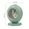 Raffreddatore d'aria evaporativo - Raffreddatore USB Ricaricabile Ventilatore per aria condizionata, Umidificatore da tavolo a 3 velocità Ventola di raffreddamento, Ventilatore elettrico estivo, Potente, Silenzioso, Leggero