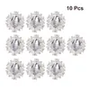 Storage Bottles 10pcs Sew On Rhinestone Button Craft Bead With For Clothing Wedding Dress Decoration