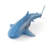 Electric/RC Boats Mini RC Submarine shark Speed Remote Control Boat Waterproof Diving military Toy Simulation Model Bath Tub gifts for kids Ship 230629