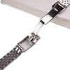 Watch Bands Rolamy 22mm Silver Stainless Steel Replacement Wrist Watch Band Strap Bracelet Jubilee with Oyster Clasp 230626