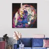 Famous Female Canvas Art The Virgin Gustav Klimt Oil Painting Reproduction Handmade High Quality