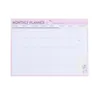 Sheets Schedule Notebook Korean Stationery Weekly Calendar Book Planner Desk Pad Meal Stationary