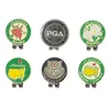 Autres produits de golf 6 PcsSet Ball Marker Hat Clip Magnétique Amovible Clips de Capuchon en Métal Mark Position Accessoires 230629