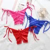 Women Sexy Lingerie Erotic Thong Open Crotch Panties Lace Bow T-Back Underwear Crotchless Pants Open Back Underpants Briefs2331