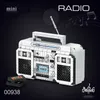 Blocks Creative Retro Gramophone Printer Radio Model Mini Building Blocks Telephone Collection Ornaments Children's Toy Gift R230629