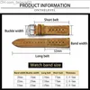 Watch Bands Onthelevel 18mm 20mm 22mm 24mm Genuine Leather Strap Bands Black Blue Brown Multi Colors High Quality Men's Band 220816 Z230630