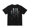 Designer Amaris Men Tshirt Limited Edition Couples Tees Street Wear Fashion Märke Skjorta Splash-blin Letter Print Amirs Kort ärm Casual Loose Men tee Crewneck A8