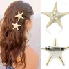 Hair Clips 1PC Europe Women Lady Girls Pretty Natural Starfish Star Beige Clip For Party Hairband Accessories