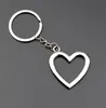 Metal Heart Shaped Keychains Car Keychains Metal Keyrings Novely Zinc Eloy Lovers Festive Party Favors Ornament C123