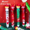 Retractable Ballpoint Pen 10-Color-in-1 Write Smoothly For Boy Girl DIY Scrapbooking Journaling Color-coding Card Making Set