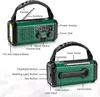 Радио Новейшая ручная солнечная энергия Am/fm/noaa Emergency Weather 10000 Зарядное устройство для телефона Компас Карманный Typec Charge Sos Фонарик Радио