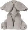 Bonecas de Pelúcia Esconde-esconde Elefante Bebê Animal Brinquedo de Pelúcia Orelhas Mover Brinquedo de Música Elétrica Brinquedo Falar Bonecas Cantando para Presente de Crianças 230629