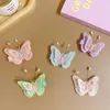 Hair Accessories 1 Pair Fairy Embroidered Butterfly Clips For Baby Girls Pearl Kids Hairpins Headwear Toddlers Mini Cute Barr Y4Y3