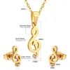 Ketting oorbellen set luxukisskids dames goud kleur oorrang dubai Afrikaanse sieraden roestvrijstalen sieraden cadeau Bijoux femme