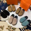 المصمم Go Chypre Slippers Boston Boston Mutules Sandals Mueller Slippers Women Leather Suede Taupe Slipper Size 35-45