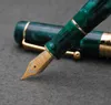 Pens 2021 Jinhao Centennial 100 Fountain Pen Gp Golden Plated M nib 0.7mm樹脂インクペン付きコンバータービジネスオフィスギフトペン