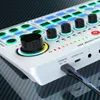 Mixer X50 Cartes son de studio d'enregistrement professionnel Flux en direct Carte son USB Interface de mixage audio de diffusion en direct pour les jeux vivants