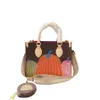 2023 New Designers Tote Bag X Yayoi Kusama mini Totes Graphic printing Pumpkin Women Club Bag Designer Shoulder Bag Handbags Genuine Leather Shopping Bags Wallet
