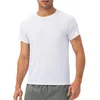 Camisetas masculinas Camisa de verão 2023 Camiseta sólida Moda masculina Manga curta Casual Poliéster Masculino Lazer Top Tees