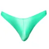 Men's Swimwear Masked staffs glossy oversized tpants sexy solid bikini high score bottomed underwear shiny pants 230630