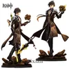 Action Toy Figures 28cm Genshin Impact Anime Figur Zhongli PVC Action Figure Klee Hu Tao/Paimon Figurine Collection Model Doll Toy Gift 230629