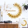 Decorazione del partito Adesivi murali Ramadan Luna Stella Lanterna Decorazioni decalcomania fai da te per la casa 2023 Musulmano islamico Eid Mubarak Decor