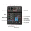 Mélangeur F4a sans fil, mélangeur Audio à 4 canaux, Portable, Bluetooth, Usb, Console de mixage sonore pour Pc, enregistrement sur ordinateur, karaoké