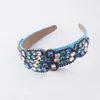 Haarspangen Schönes Stirnband Barock Retro-Stil Farbe Strass Damen Street Shooting Catwalk Super Flash 864