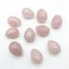 Figurine decorative 1PC Natural Pink Rose Quartz a forma di uovo Crystal Healing Ball Sphere Gemstone Pietre e minerali