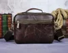 Evening Bags Quality Original Leather Design Male Shoulder messenger bag cowhide fashion Cross body Bag 9" Pad Tote Mochila Satchel 036 c 230629