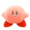 Étoile animée Kirby 35cm jouets de poupée en peluche mignons entourant des jouets en peluche de dessin animé cadeau de vacances en gros et au détail