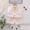 Clothing Sets Boys' Short Sleeve Set Summer Thin Baby Handsome Children's 1-5 Years Old