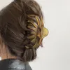 Bandanas durag 1pc coreano solido capello grande artiglio elegante acrilico capelli clip di granchio barretta per donne accessori per copricapo 230629