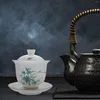 Conjuntos de louça Tigela para chá Utensílios de cerâmica para uso doméstico Conjunto de cozinha estilo japonês para presente de aniversário