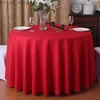 Bordduk Yryie 1PC Solid Color Purple Wine Red Washable Wedding Tabloth för Round Fable Party Banket Matbord Cover Decor SH190925 Z230630