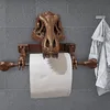 Papier papieru toaletowego Papier papierowy Toaleta Rolka papieru Ręcznik Ręcznik Ręcznik Czaszka Papier Toaleta Uchwyt kuchenny Wystrój 230629