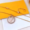 Pendant Classic Gold Fashion Designer Design Diamond Necklace Gifts for Women