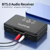 Altoparlanti Ricevitore audio Bluetooth 5.0 con supporto uscita Aux Rca Adattatore audio per riproduzione disco U per amplificatore altoparlante cablato Stereo domestico