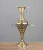 Vazolar H38cm Avrupa Büyük masa üstü metal uzun boylu vaae vases dekorifler sehpa dekoru Dekoration Home lüks v02 x0630