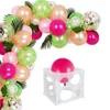 Decorazione per feste Balloon Sizer Box 11 fori Strumento di misurazione Baloon Cube Template Accessori per palloncini Compleanno Matrimonio Baby Shower