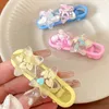 Hair Clips Clear Harajuku Star Y2K-Style Jelly Hairpin Sweet Handmade Cute HairPins